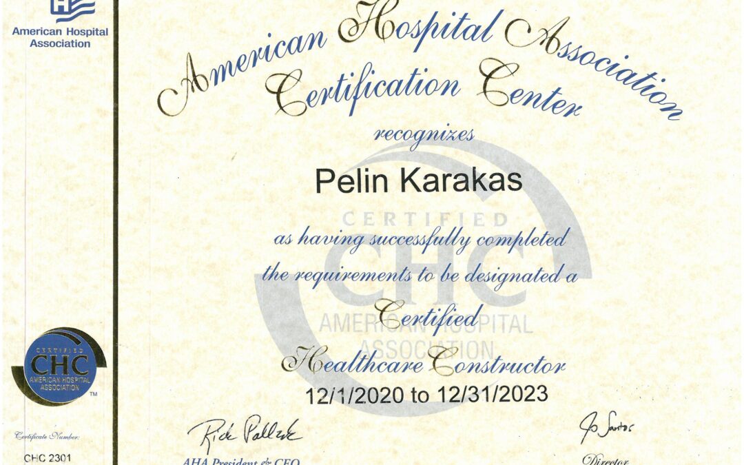 Pelin Karakas Earns CHC Credential